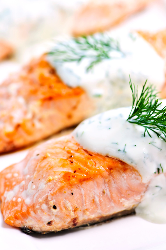 Grilled Fish on the Table